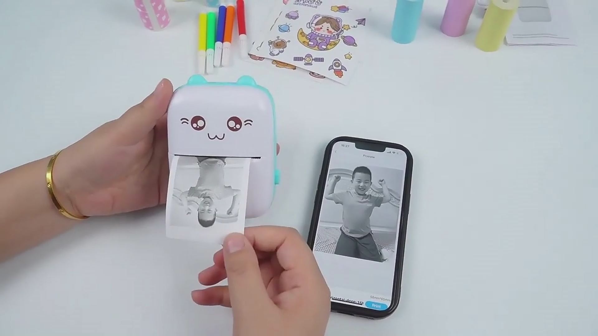 Mini Pocket Printer — Wireless Bluetooth Thermal Printer